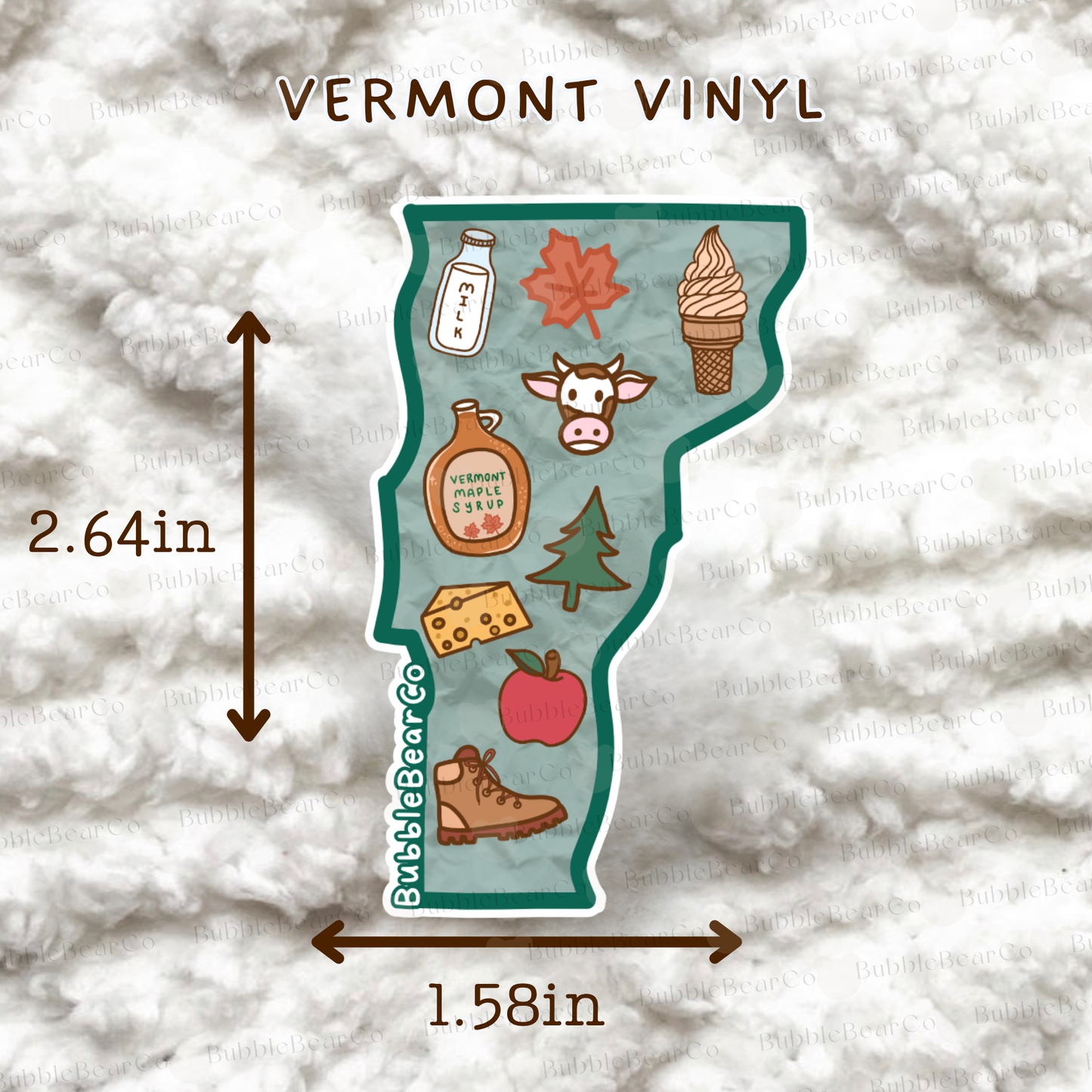 Vermont Things Waterproof Vinyl
