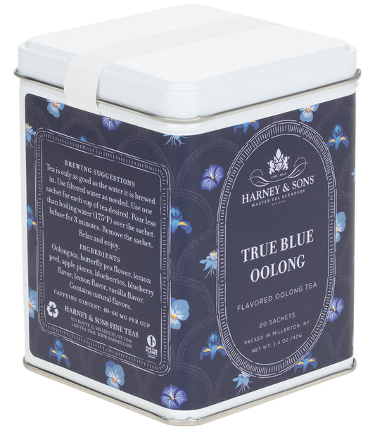 True Blue Oolong, Tin of 20 Sachets