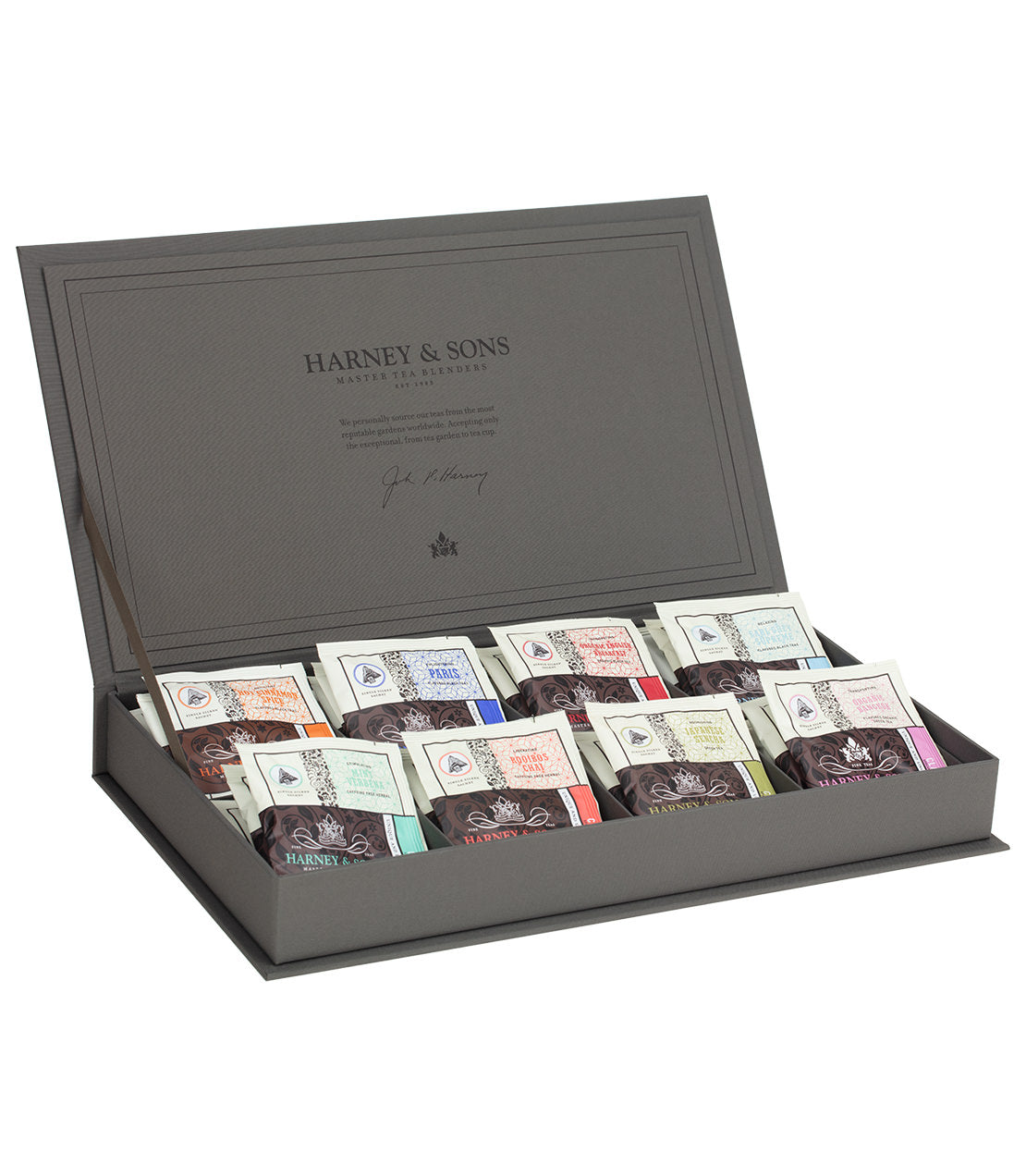 Tea Chest Featuring Eight Teas (Assorted)