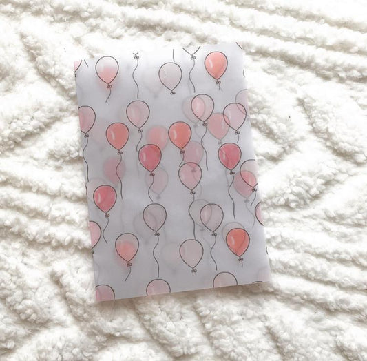 Cute Birthday Vellum for Planner or Journal - Bubble Bear Co