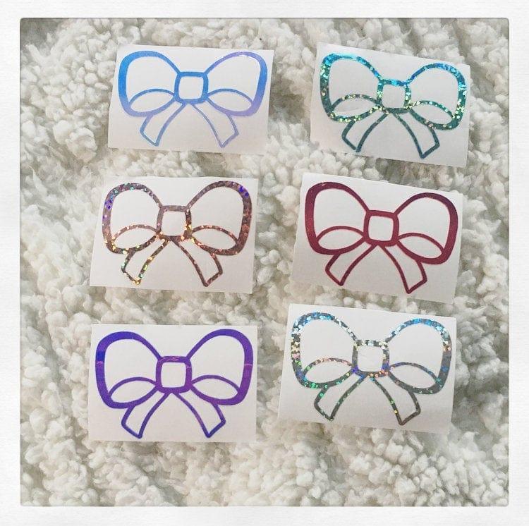 Cute Vinyl Bow for Planner or Journal - Bubble Bear Co
