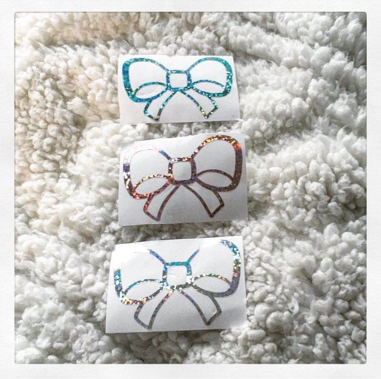 Cute Vinyl Bow for Planner or Journal - Bubble Bear Co