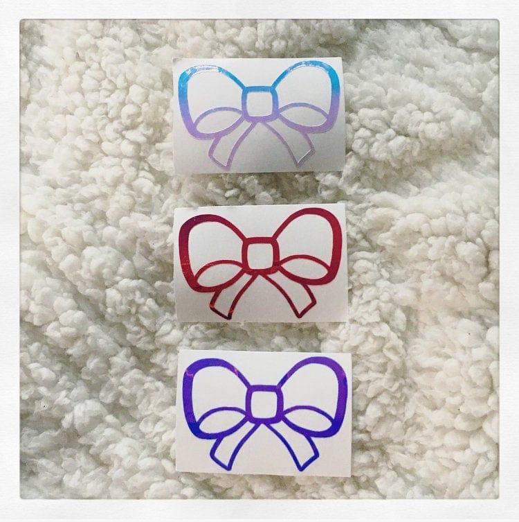 Cute Vinyl Bow for Planner or Journal - Bubble Bear Co