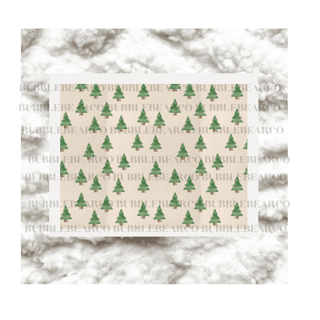 Cute Winter Digital Papers (4 different patterns) - Bubble Bear Co