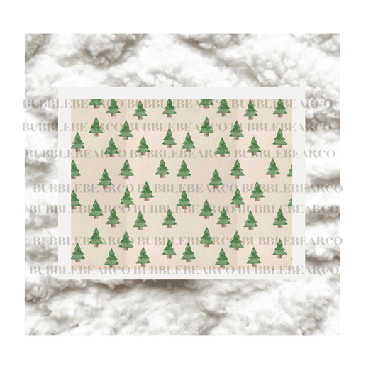 Cute Winter Digital Papers (4 different patterns) - Bubble Bear Co