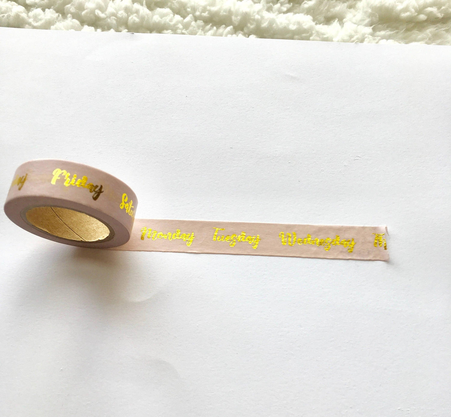 Days of the Week Washi - Bubble Bear Co