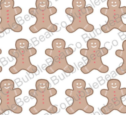 Gingerbread Digital Paper - Bubble Bear Co