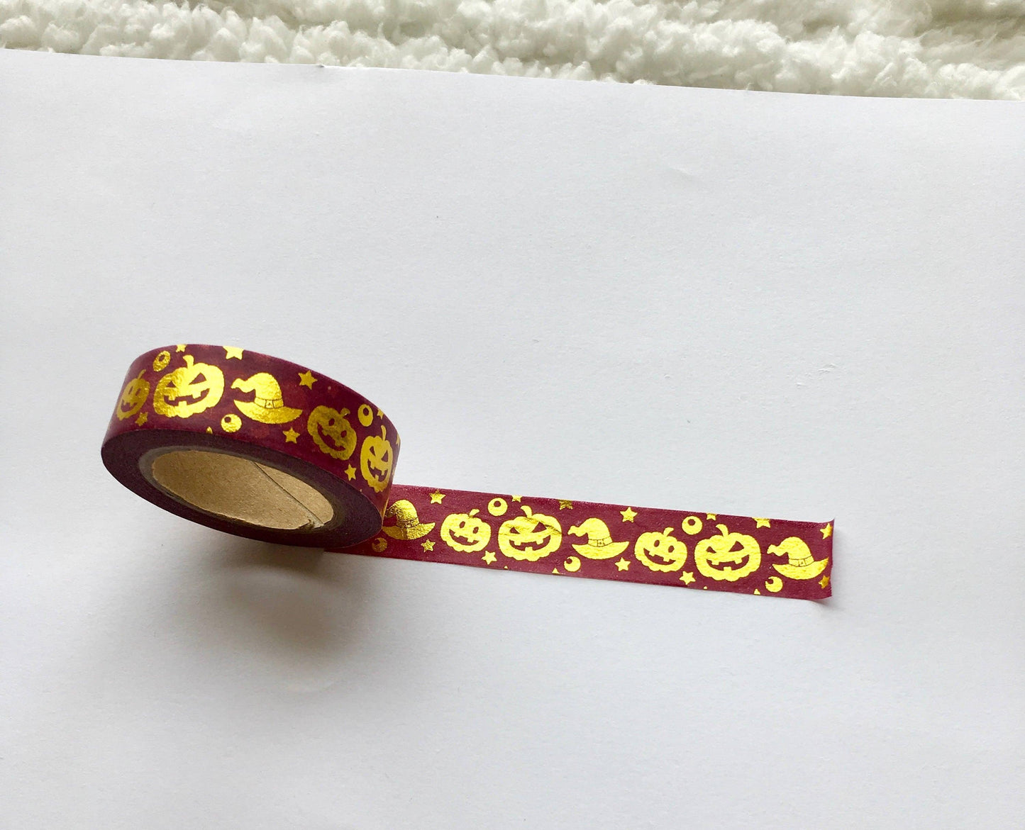 Gold Foil Halloween Washi - Bubble Bear Co