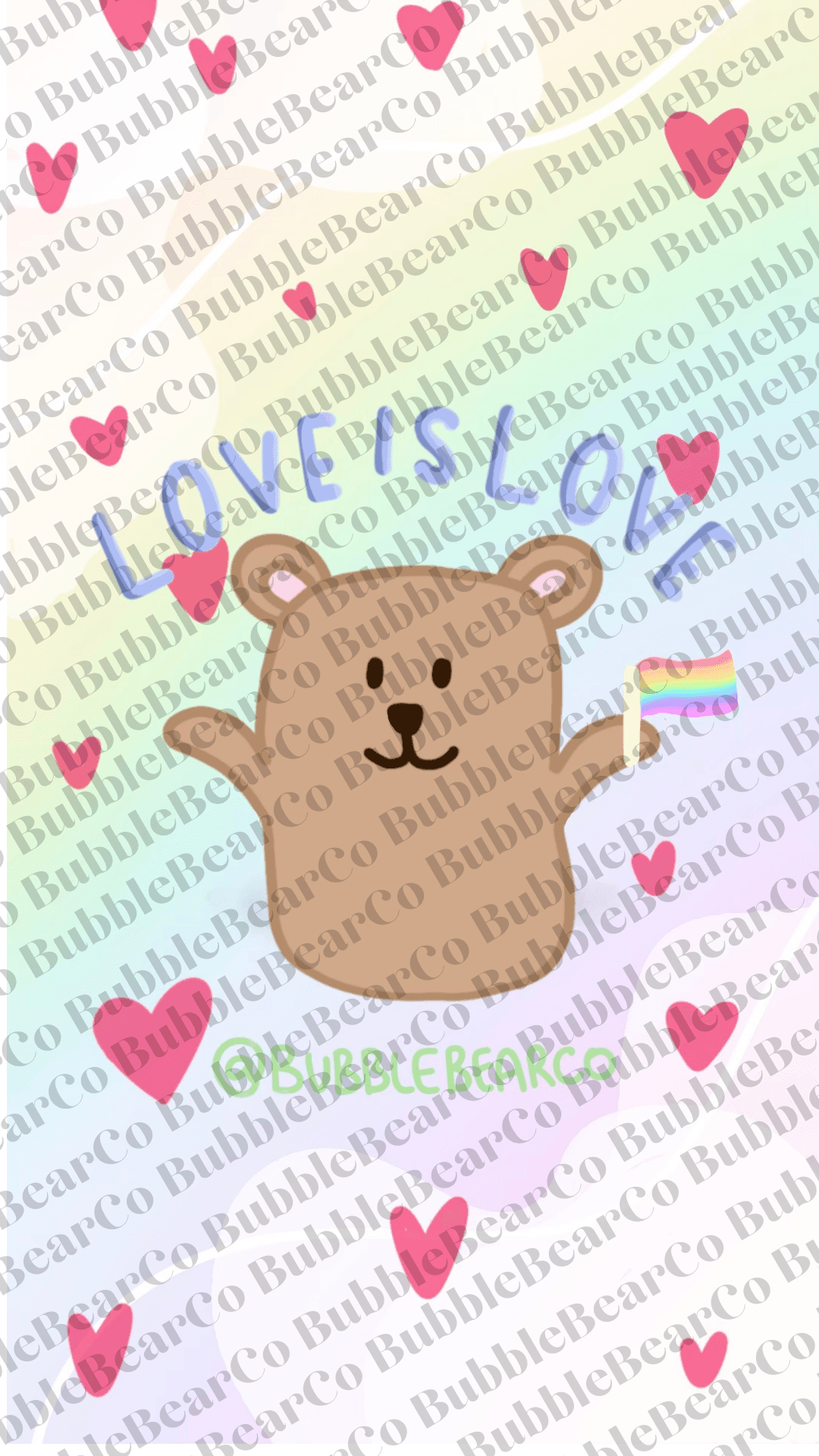 Trevor Project Pride Wallpaper - Bubble Bear Co