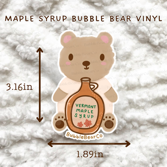 Maple Syrup Lover Waterproof Vinyl