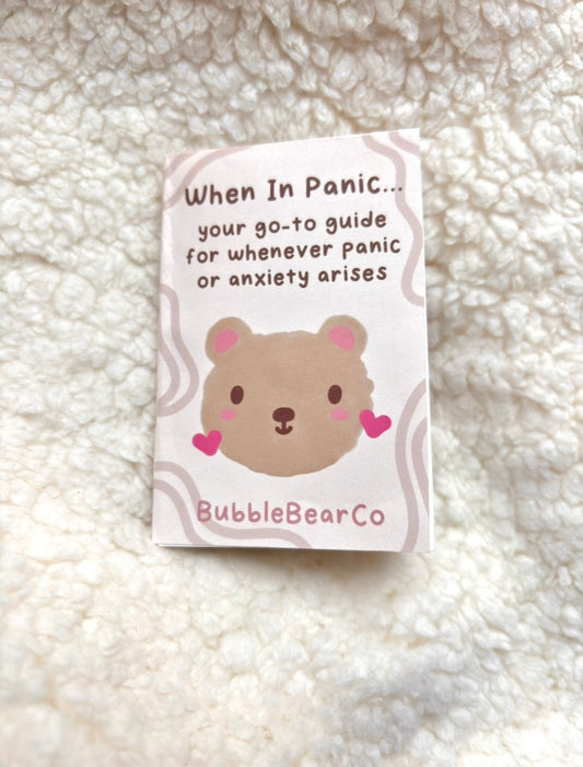 When in Panic: Anxiety Guide Zine