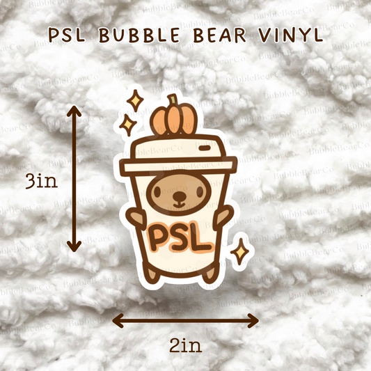 Cozy PSL Bubble Bear Vinyl