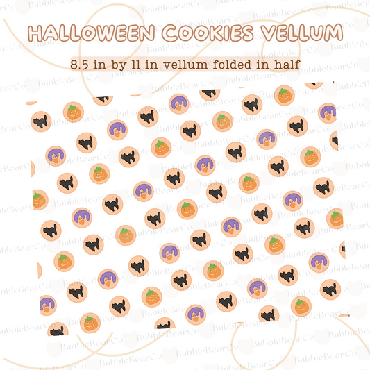 Halloween Cookies Vellum