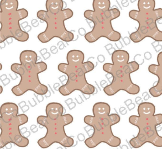 gingerbread paper/ gingerbread digital paper/ gingerbread winter digital paper/ christmas digital papers - Bubble Bear Co